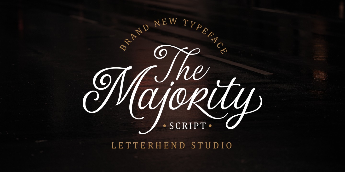 The Majority Regular Font preview
